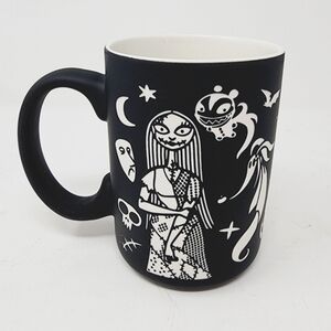 The Nightmare Before Christmas matte black coffee mug